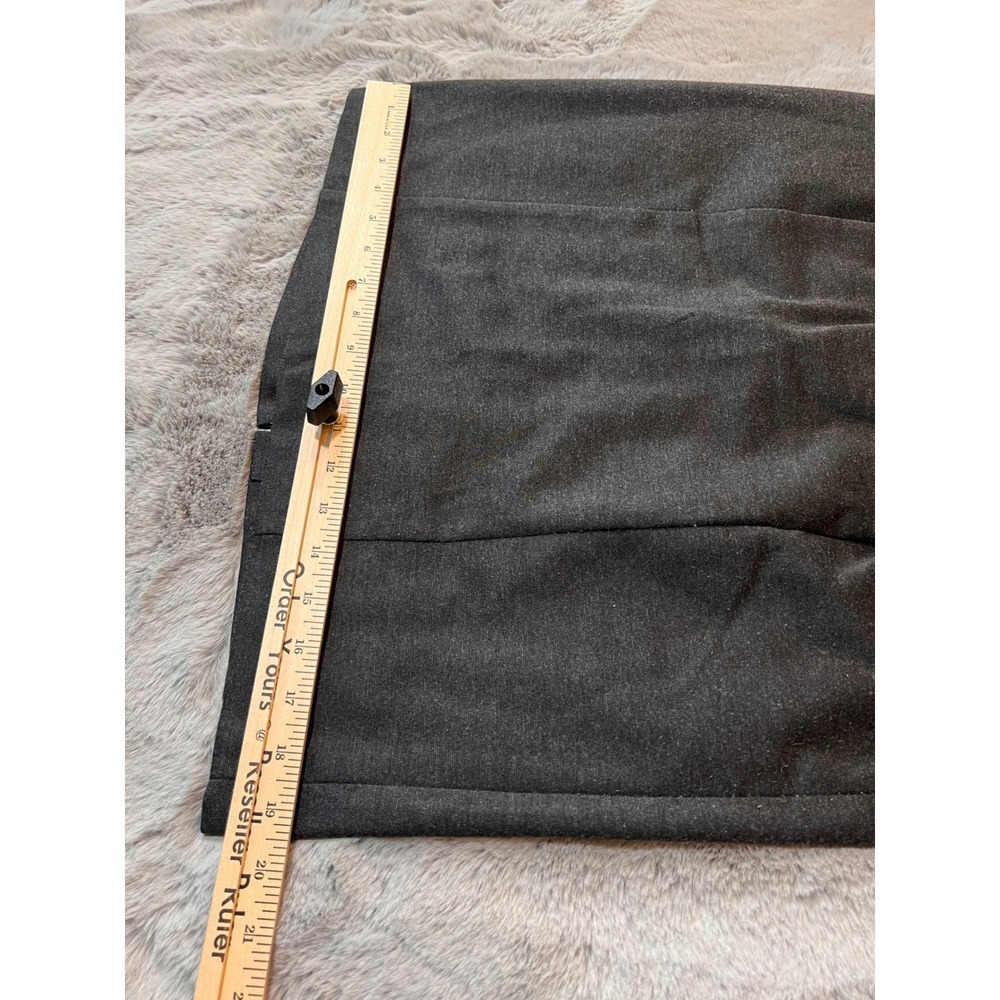Michael Michael Kors Womens Gray Zipper Detail Pencil Skirt Size 12 Charcoal - Picture 15 of 15